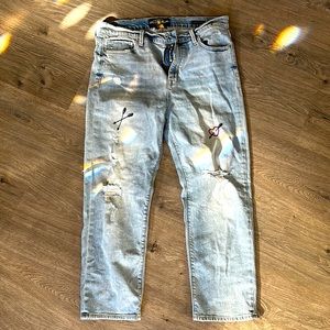 Lucky Brand Bridgette Crop Trouble Maker Jeans